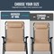Best Choice Products Set of 2 Extra Wide Zero Gravity Lounge Chair Recliners w/ Cup Holder